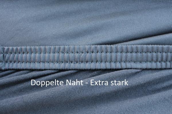 Rundum doppelte Sicherheitsnaht für perfekte Passform